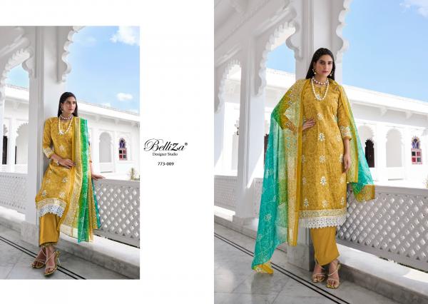 Belliza Siyahi Mirror Work Cotton Designer Dress Material Collection